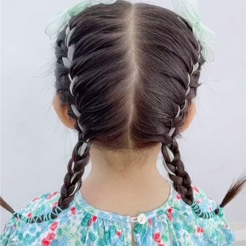 Girls kids bow Hanfu fairy princess hair accessories hairpin children braided hair bow baby clip little girl streamer princess hairpin hair ribbon 